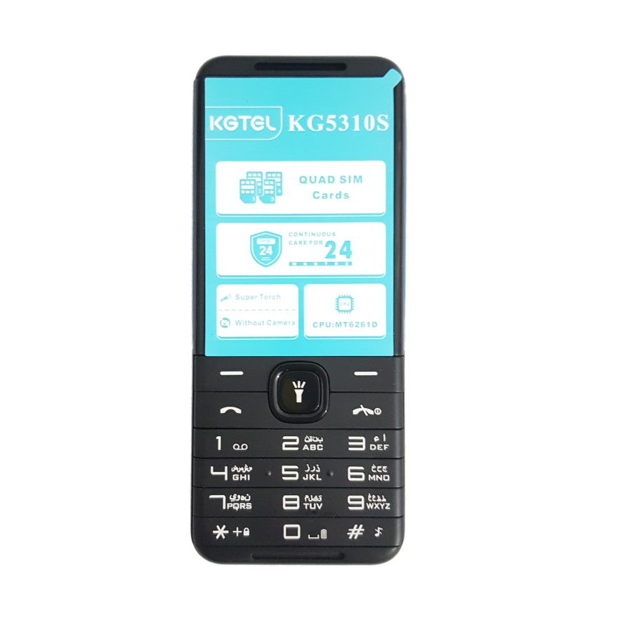 گوشی موبایل چهار سیم کارت کجیتل Kgtel Kg 5310